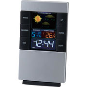 カラーウェザーインフォクロック（音・振動センサー付） 6168-26