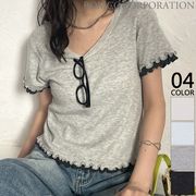 【2026新作商品♪】メロウ加工配色Tシャツ