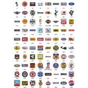 ワッペン No.1 レーシング アメリカン アドバタイジング キャラクター パッチ モーター 車