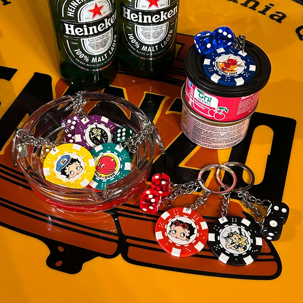 ポーカーチップ キーリング キーチェーン キーホルダー カジノ | 卸売