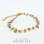 ▼MAGGIO▼ヴィンテージカラーストーンステンレスブレスレット