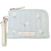 パスケース 財布 フロールクレール デイリー ポーチ リール 付き デイジー ブルー【小ロット販売】