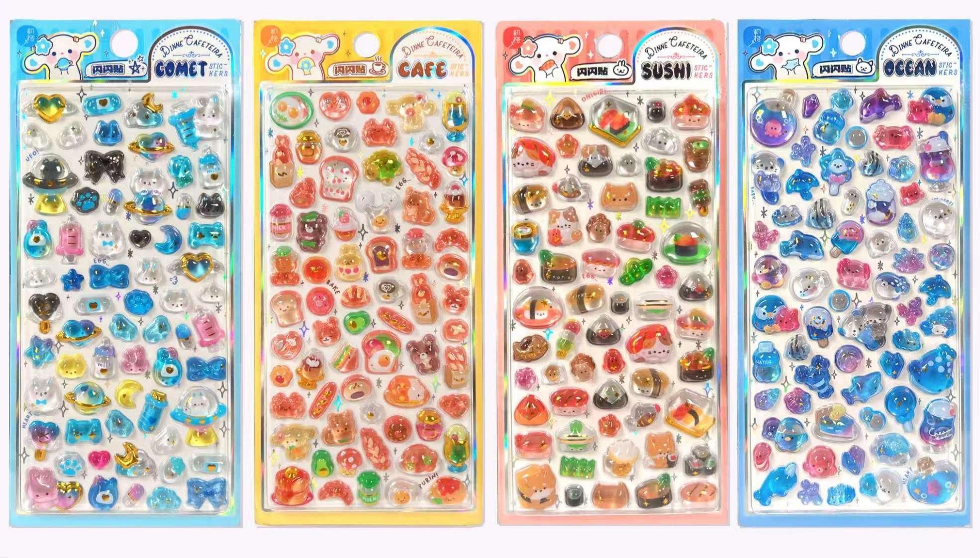 即納！！DIY用 手帳用 貼り付け スマホケース シール 可愛い 立体  装飾用 手芸用品