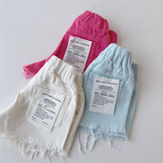 2026春夏※T&Q☆無地ショートパンツ ハイウエストエレガント 弾性ウエスト ショートパンツ