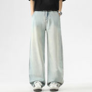 PC1387 2026年春夏新作 メンズ ボトムス ズボン ジーンズ デニム 薄手 サイドライン レトロ 欧米風