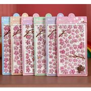 桜 リスタルの質感 手帳素材 3D立体ステッカー シール テッカー デコパーツ DIY素材