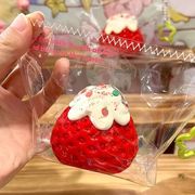 ストレス解消 いちご  ふわふわ  スクイーズ玩具   握るおもちゃ  減圧グッズ   かわいい