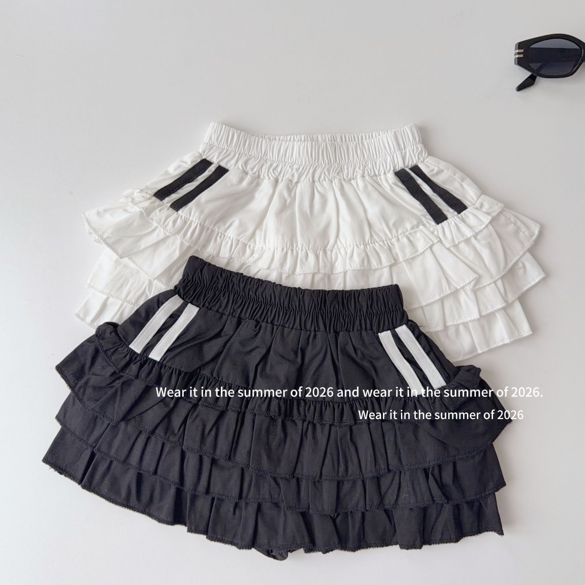 2026新品TQ★子供服　スカート★90cm～150cm 2色