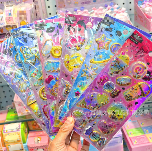 3Dシール 貼り付け  手芸DIY 手帳シール ステッカー  装飾シール 精美 ク   立体シール  3Dシール