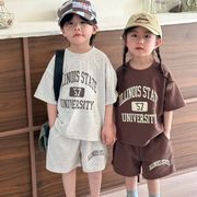 新作キッズシャツ 子供ズボン パンツ トレーナー 子供服2点セットLF