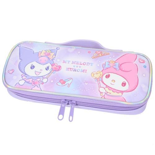 特価商品　マイメロディ&クロミ　 ラウンドファスナーペンケース キラキラドレス