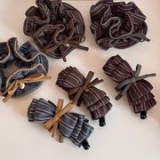 シュシュ　バナナクリップ　ヘアアクセサリー　レディース　デザイン　韓国風　髪飾り