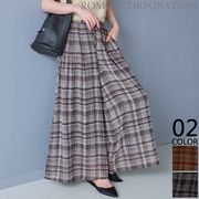 【2026新作商品♪】シアーチェック柄スカーチョ