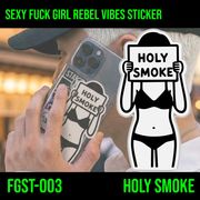 SEXY FUCK GIRL REBEL VIBES STICKER　セクシーガール　ステッカー　アメリカン雑貨