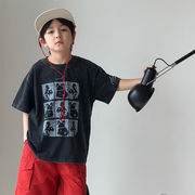 2026夏※KUJ☆子供用 半袖Tシャツ ロゴプリント