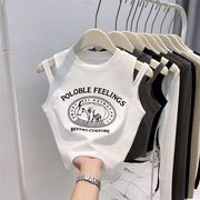 新作女の子ベスト キッズTシャツ  子供服 プルオーバー トップス 韓国風LF