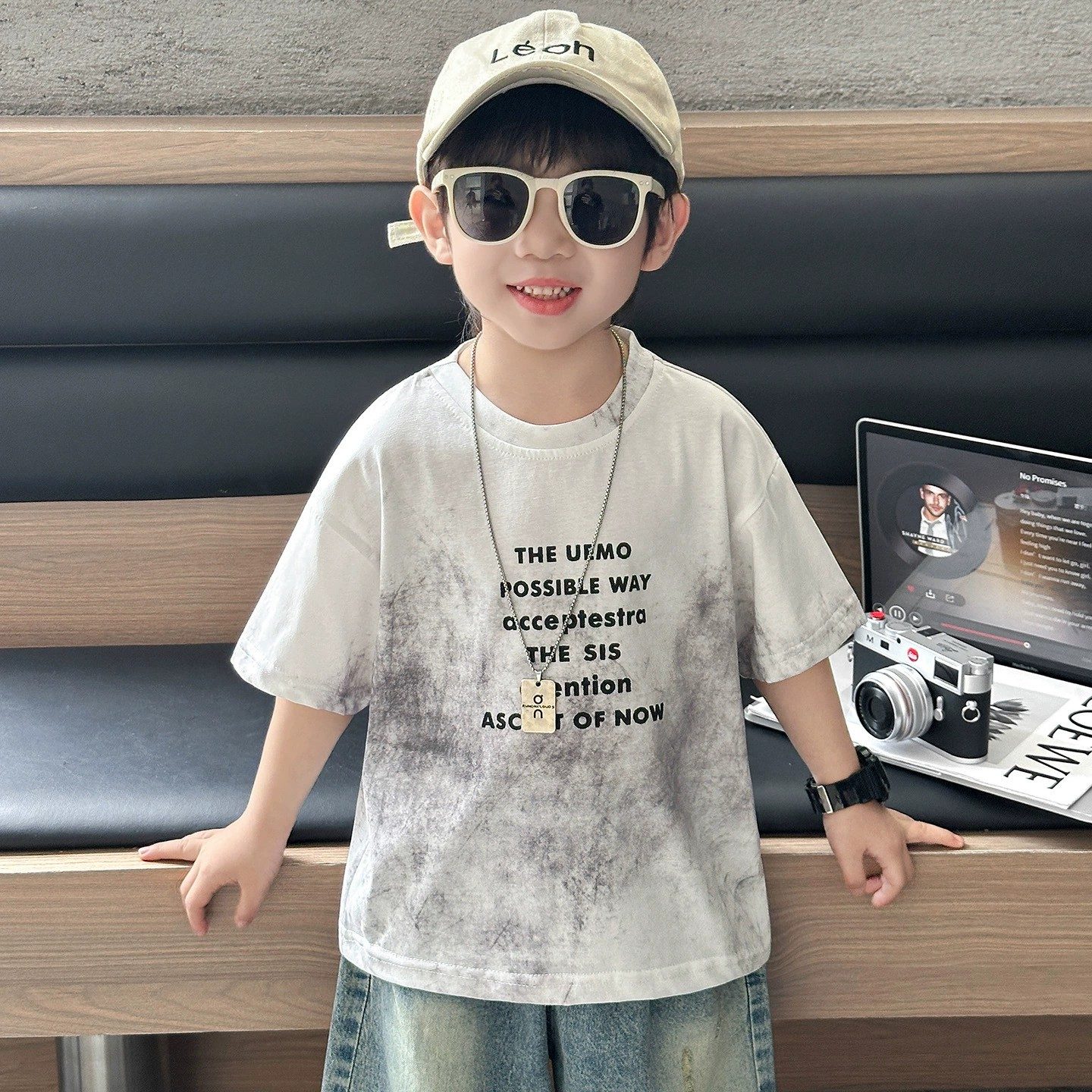 2026春夏子供服 おしゃれ Ｔシャツ 韓国風 トップス インナーシャツ キッズ服 男女兼用【90~150cm】