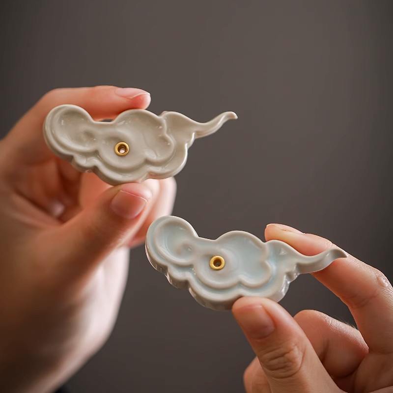 お香立て 陶器  線香香炉 線香立て和風  癒やし創作茶道用品 瞑想 睡眠 リラックス 工芸品 贈り物