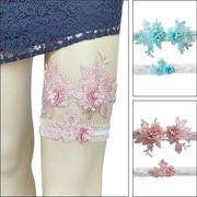 【6色展開】オリジナルアンクレット、レッグリング、ブライダルリボンT00053