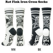 Rat Fink ラットフィンク アイアン クロス ソックス