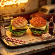 DIY アクセパーツ インテリア置物 ミニチュア ドールハウス フィギュア グルメ 食玩 微風景 微景観