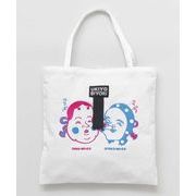 【安心の日本製！ネオンカラーの刺繍！つがい刺繍トートバッグ！】WH OKAHYOKO
