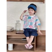 2026夏新作 韓国風子供服 キッズ服 ベビー服 男の子 トップス&ショートパンツ 分けて販売 73~110CM