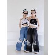 2026夏新作  子供服　キッズ　女の子　キャミソール　デニムパンツ　夏コーデ　おしゃれ　73~120CM