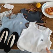 2026夏新作 韓国風子供服 キッズ服 ベビー服 男女兼用 トップス ベスト 80~130CM 3色