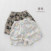 2026夏新作 韓国風子供服 キッズ服 ハーフパンツ 男女兼用 ボトムス ズボン ショートパンツ