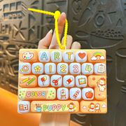 ストレス解消キーボードトイキーホルダー★ミニキーボード★雑貨かわいい オシャレ★2色