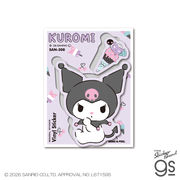 サンリオキャラクターズ ハーフカットステッカー クロミ sanrio スマホ キャラクター グッズ SAN308
