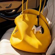 春物 合皮 イエロー ショルダーバッグ ハンドバッグ レディース 通勤 個性的 上品 ミニバッグ