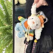 スマホ背面ホルダー うさぎ チャーム付き ショルダーストラップ用