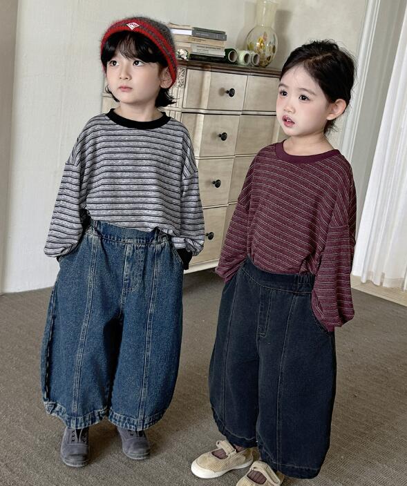 2026秋新作 JZTP 子供服 デニムズボン☆80cm～140cm☆2色 | 卸売