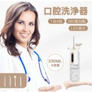 口腔洗浄器 ジェットウォッシャー ウォーターフロス 高水圧 替えノズル4本 3段階調整