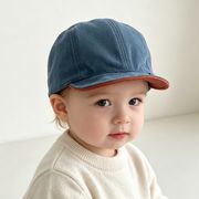 2026秋※コーデュロイキャップ 無地 ベビー キッズ 男女兼用